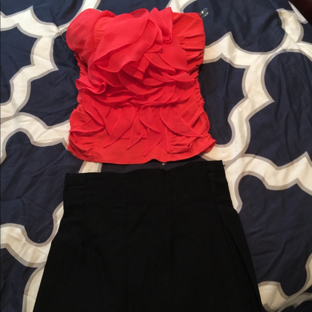 Crop & short set